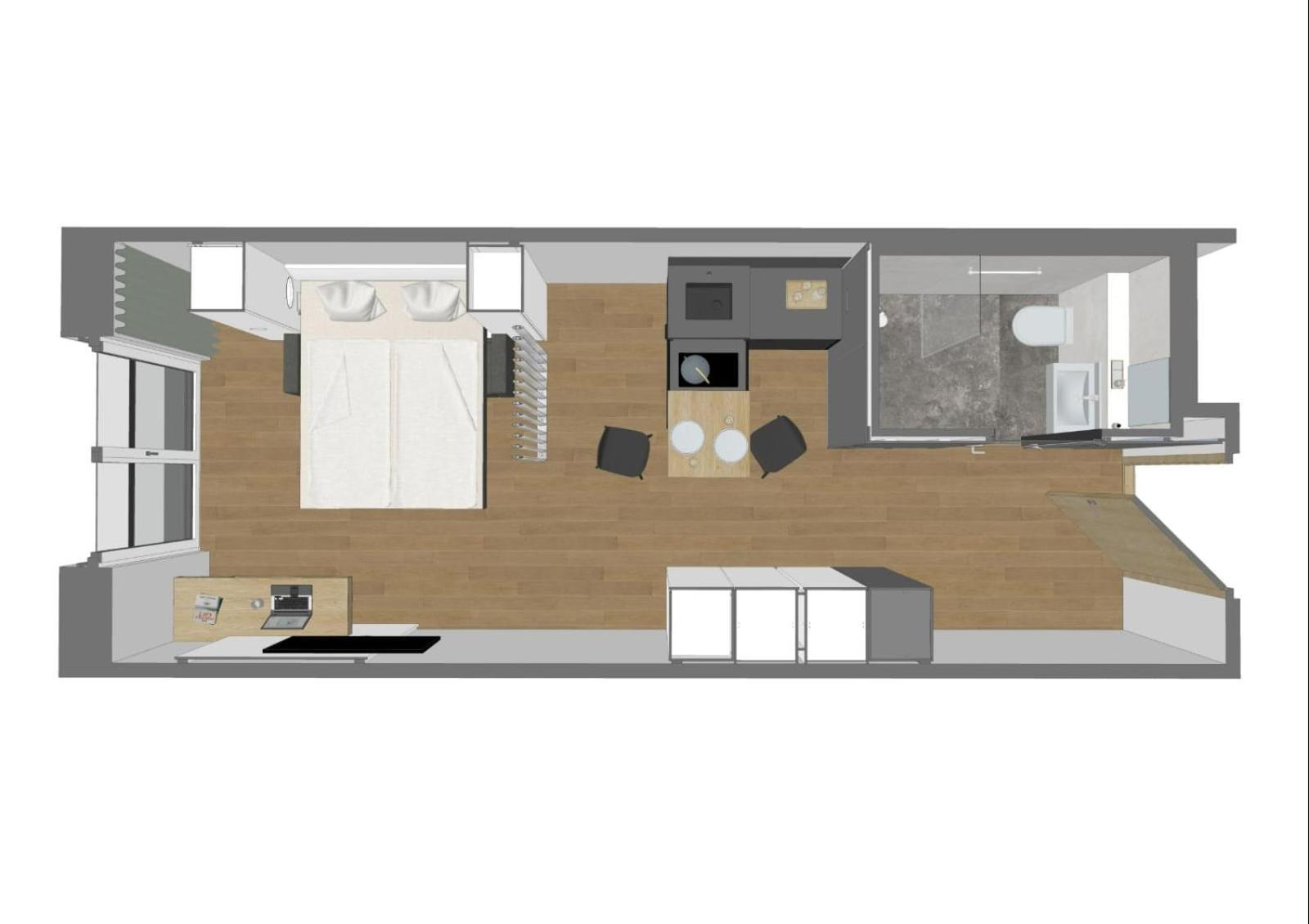 Timber One Boardinghouse Dorfen Apart otel Dış mekan fotoğraf
