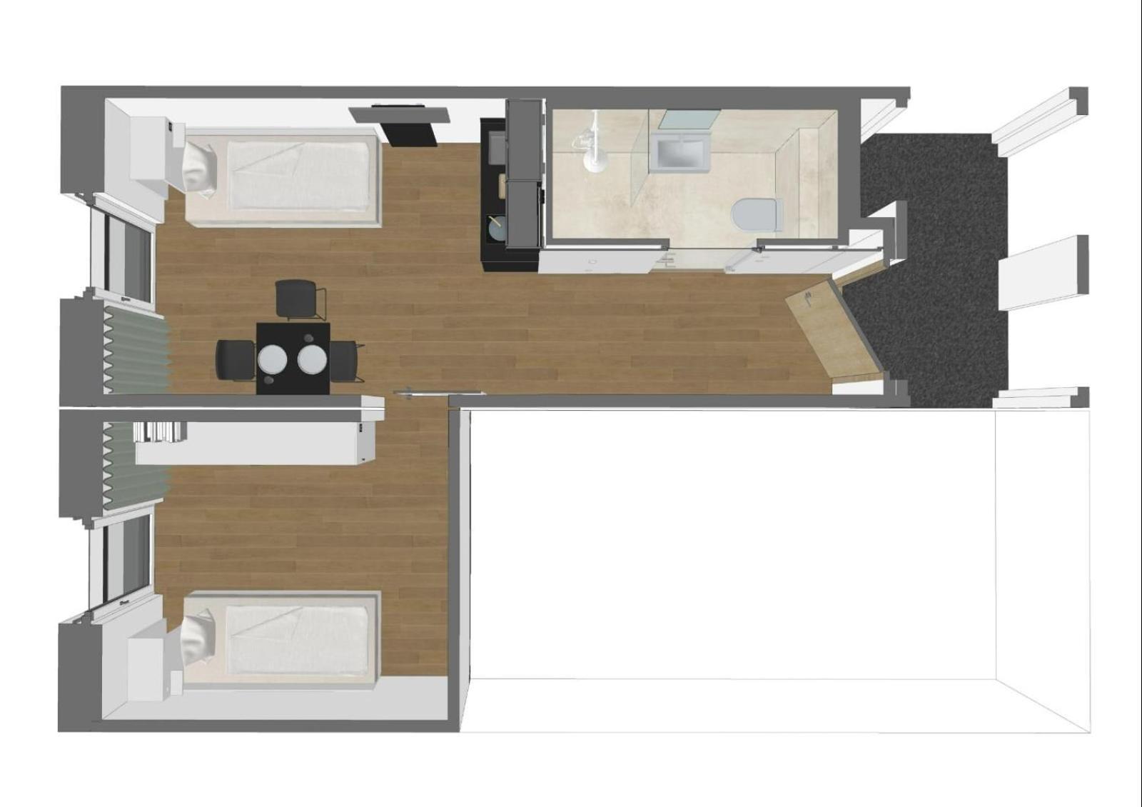 Timber One Boardinghouse Dorfen Apart otel Dış mekan fotoğraf