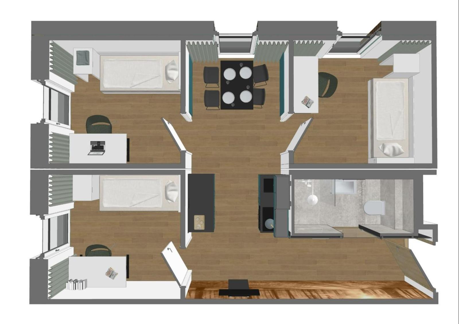 Timber One Boardinghouse Dorfen Apart otel Dış mekan fotoğraf